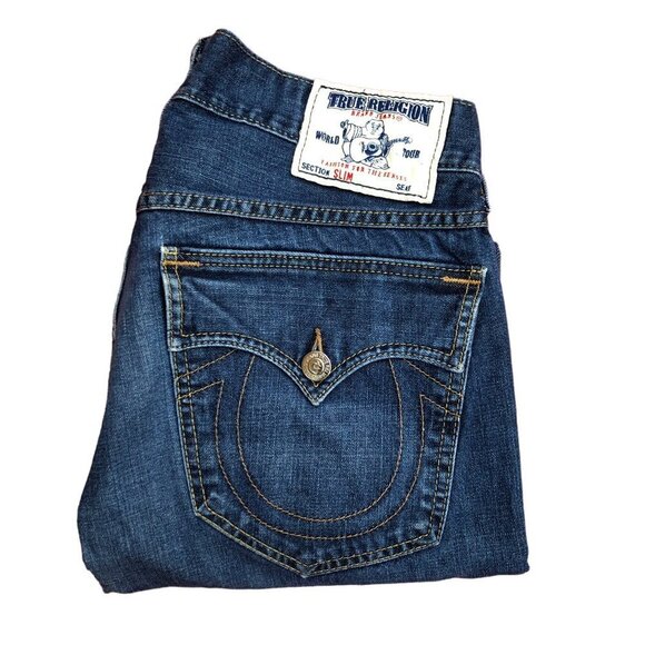 True Religion Other - VINTAGE True Religion Jeans Size 34 SLIM Blue